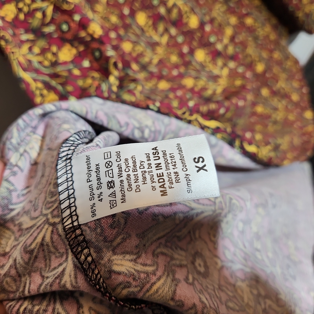 LULAROE XS Floral Patterned Maxi Skirt - Picture 5 of 7